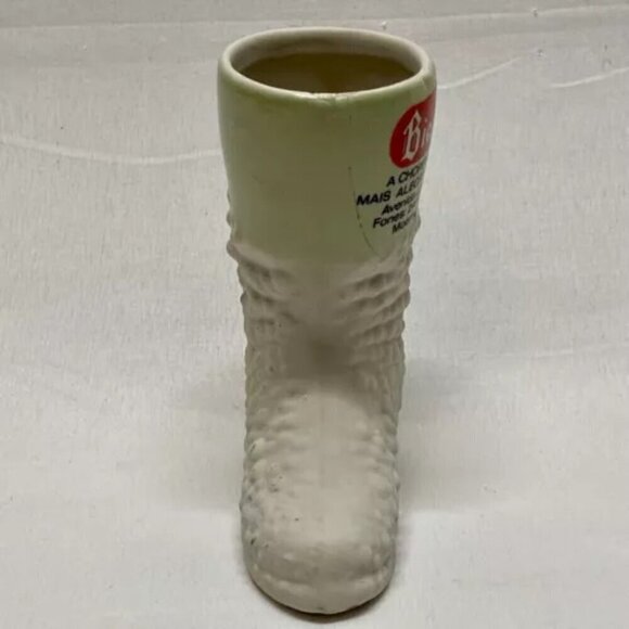 Bierhalle Shot Glass Cowboy Boot 4.5" Porcelain Mexico Vintage Pocelana GUC - Picture 2 of 15